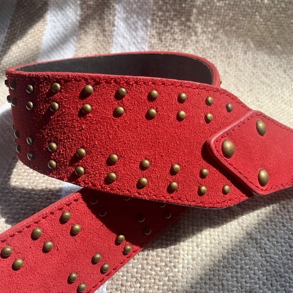 CLOSET CLOSING TOMORROW Red Belt Anthropologie - Picture 5 of 8